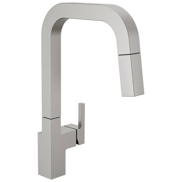 Delta Keele Pull Down Single Handle Kitchen Faucet with MagnaTite